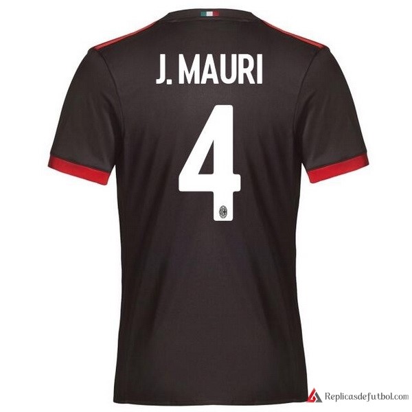 Camiseta Milan Tercera equipación J.Mauri 2017-2018